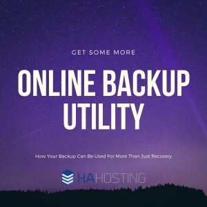 Online backup utility