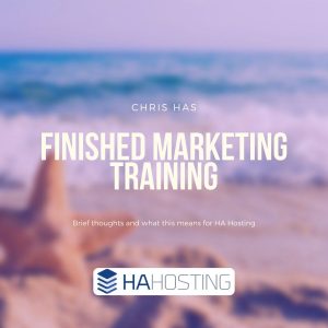 Chris Finished Marketing Training