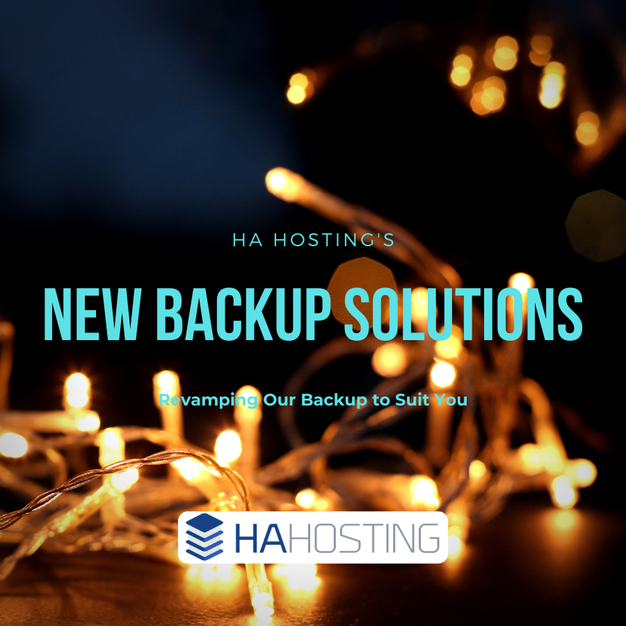 HA Hosting New Cloud Backup Solutions